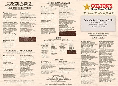 colton's steakhouse washington missouri|colton's steakhouse washington mo menu.